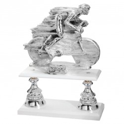 Trofeo ciclista in corsa su...
