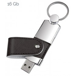 USB PELLE NERA 16GB